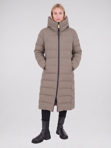 No. 1 Como Winter Coat 'Suse' in Brown: front
