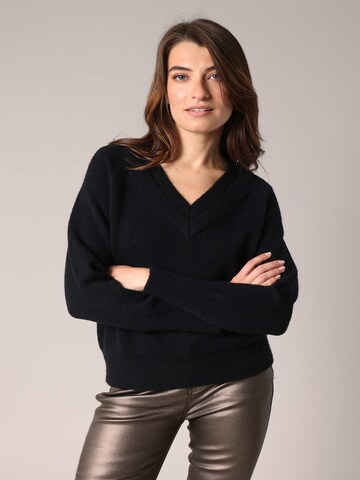 Pull-over 'BERILDE' Deeluxe en noir : devant