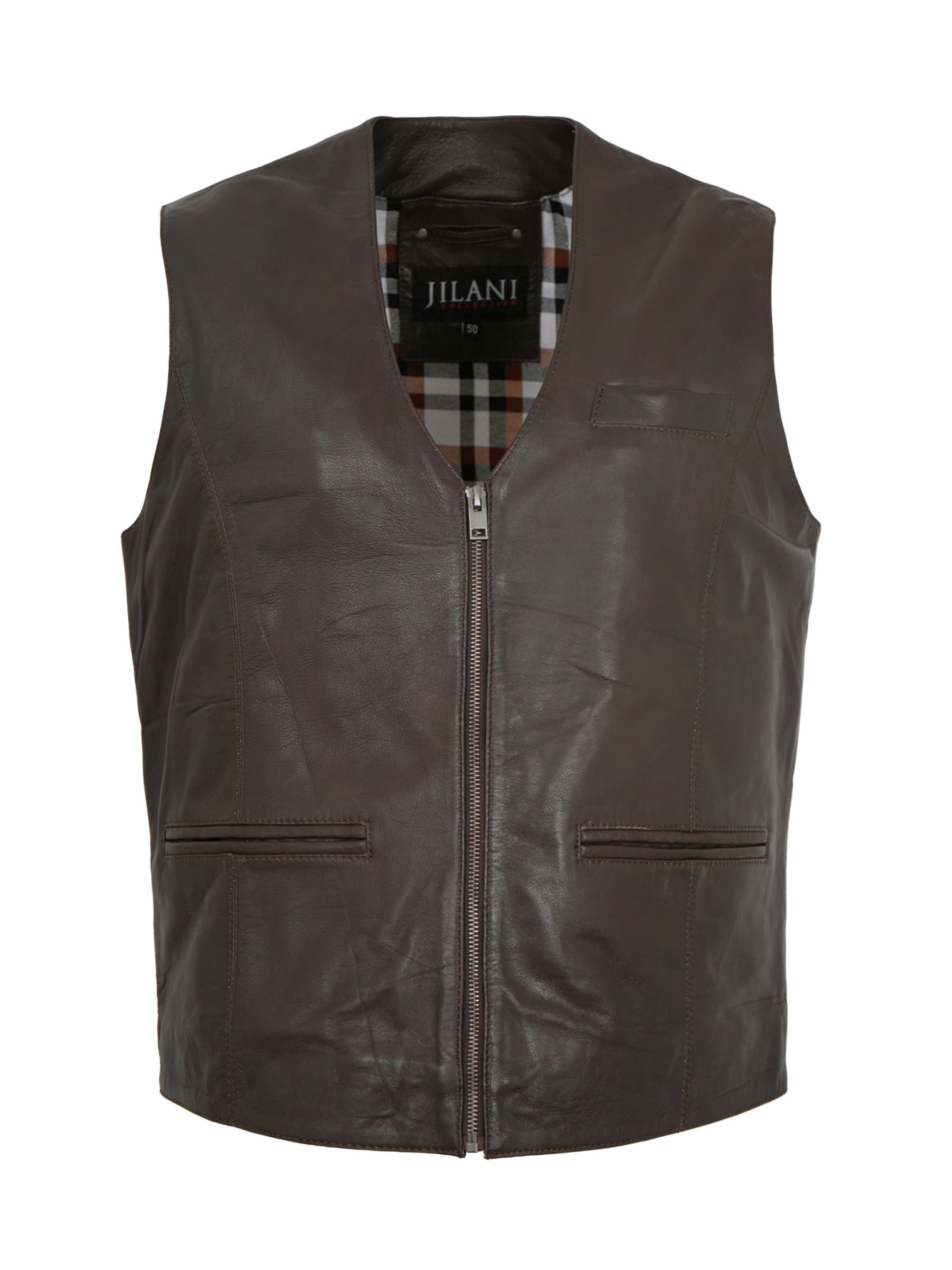 Jilani Vest 'Prospo' i brun: forside