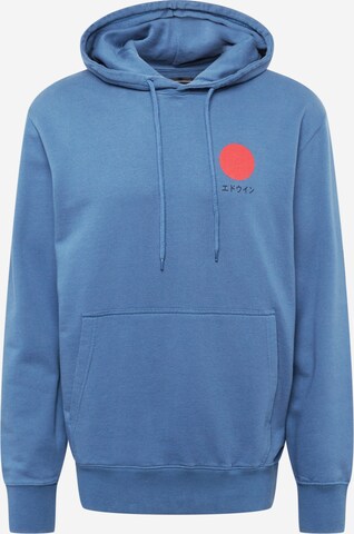 Sweat-shirt 'Japanese Sun' EDWIN en bleu : devant