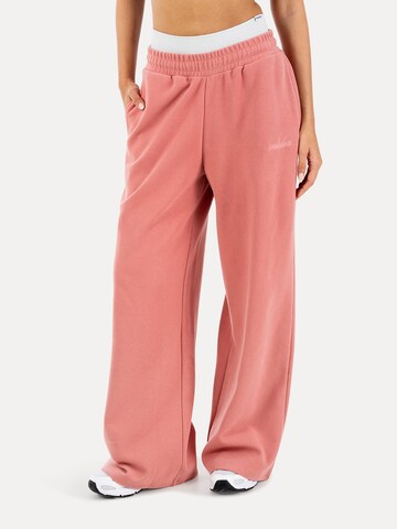 Smilodox Loosefit Broek in Roze