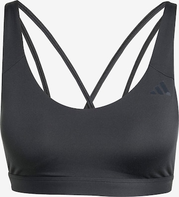 Bustier Soutien-gorge de sport 'All Me Ess' ADIDAS PERFORMANCE en noir : devant