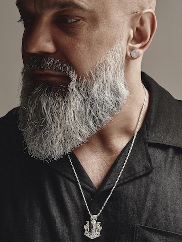 REYTEL Earring 'VALKNUT. RUNES' in Silver