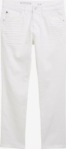 TOM TAILOR Jeans 'Josh' in Wit: voorkant
