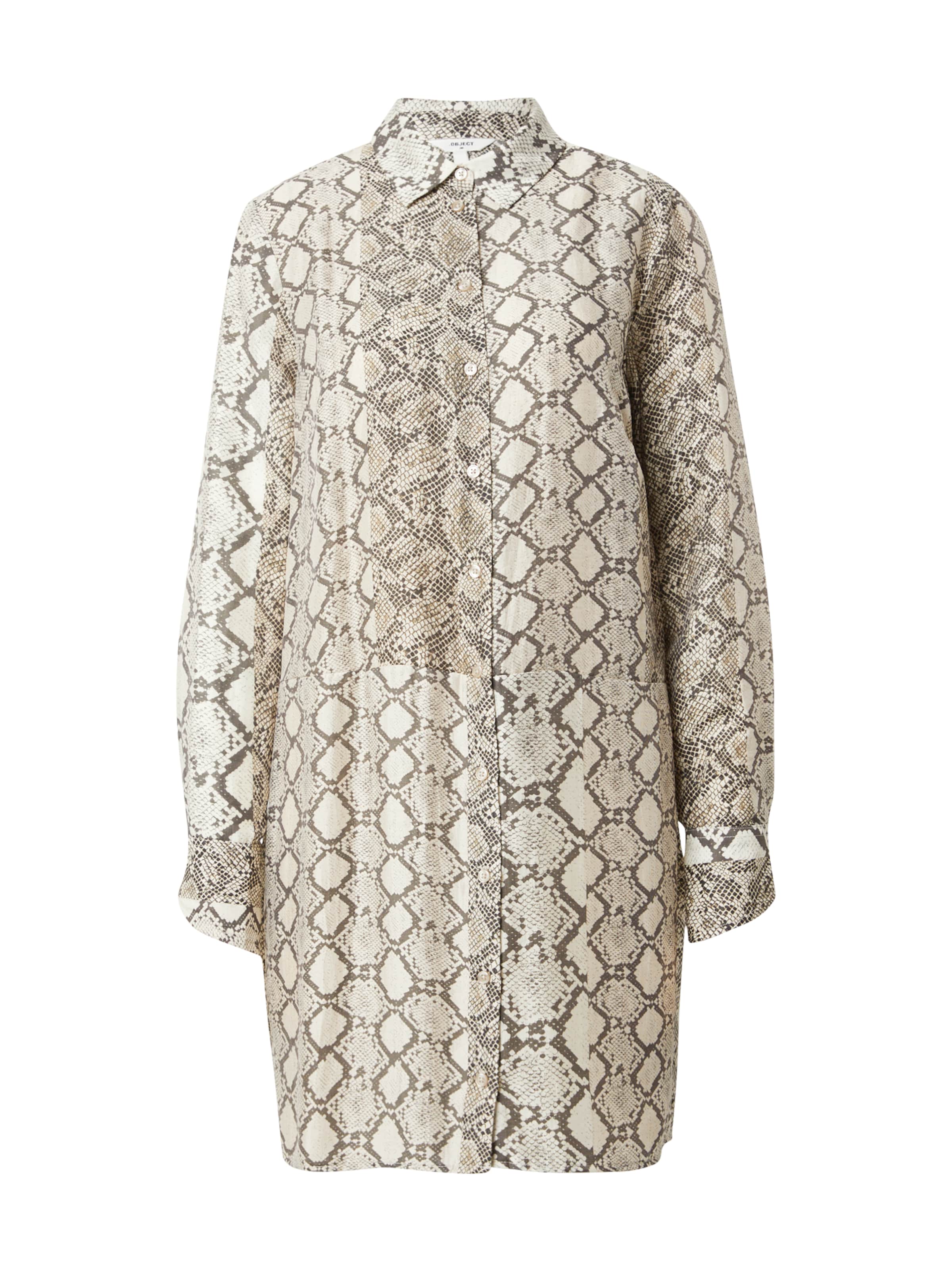 OBJECT Kleid  'SIMONE' in Grau: Vorderseite