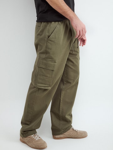 BALMOHK Wide Leg Gargohousut värissä vihreä