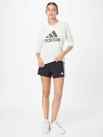 ADIDAS SPORTSWEAR Regular Sportshorts 'Trainicons 3-Stripes' in Schwarz