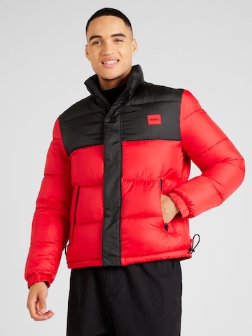 HUGO Зимняя куртка 'Balto' в Красный: спереди