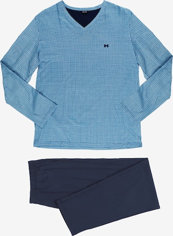 HOM Long Sleepwear ' Juan ' in Blau: front