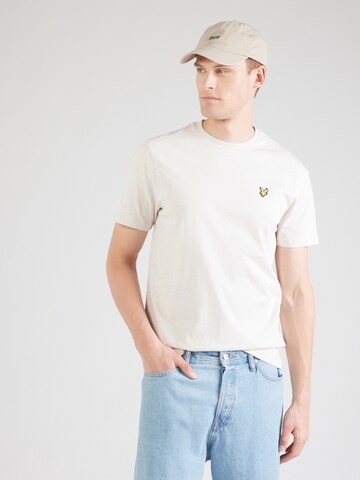 Lyle & Scott Футболка 'Heather' в Бежевый: спереди