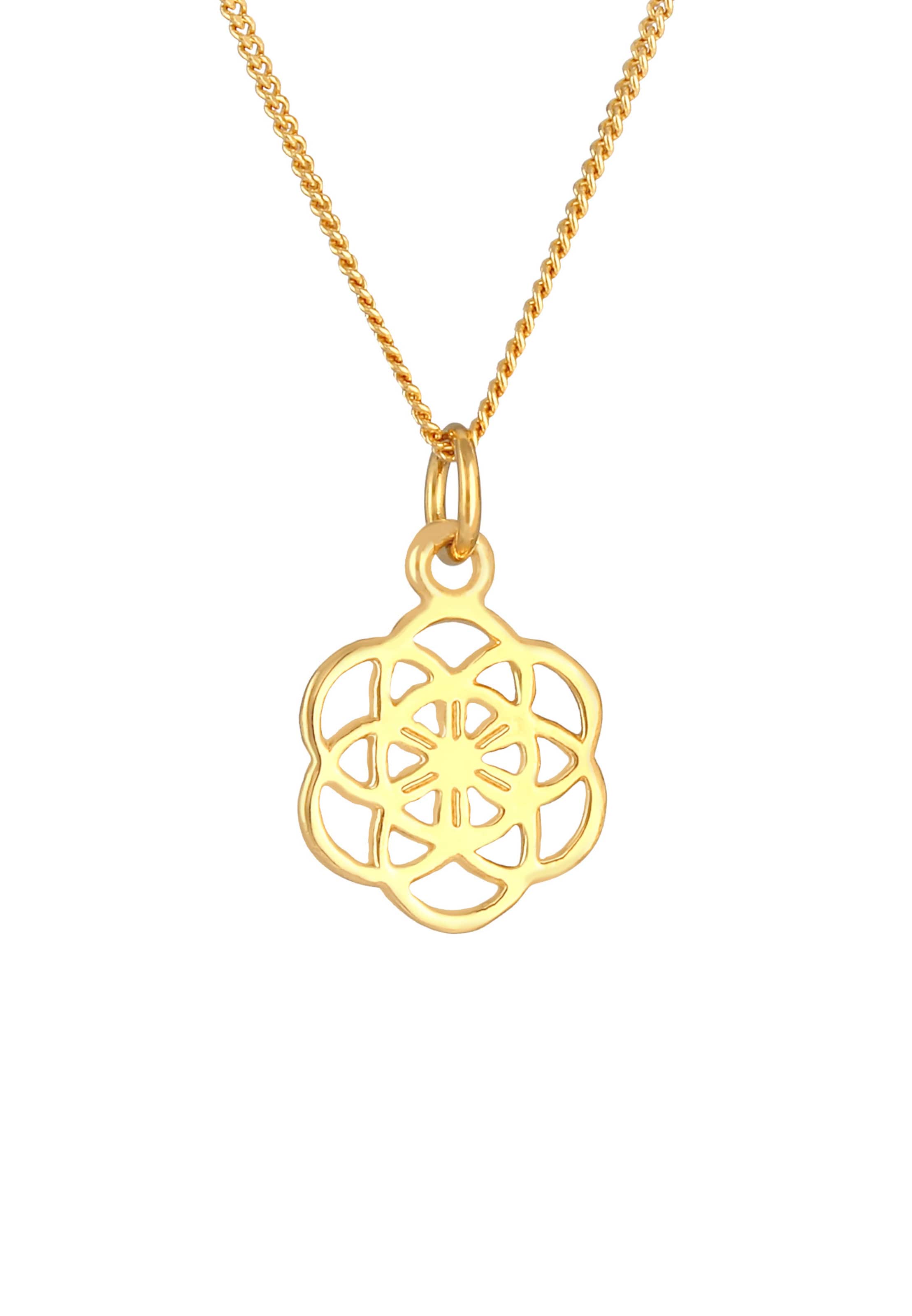 Nenalina Ketting 'Blume' in Goud: voorkant