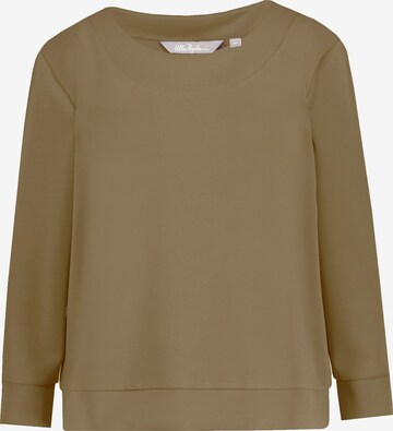 Ulla Popken Sweatshirt in Groen: voorkant