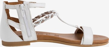 TAMARIS Sandal 'Kim' i vit