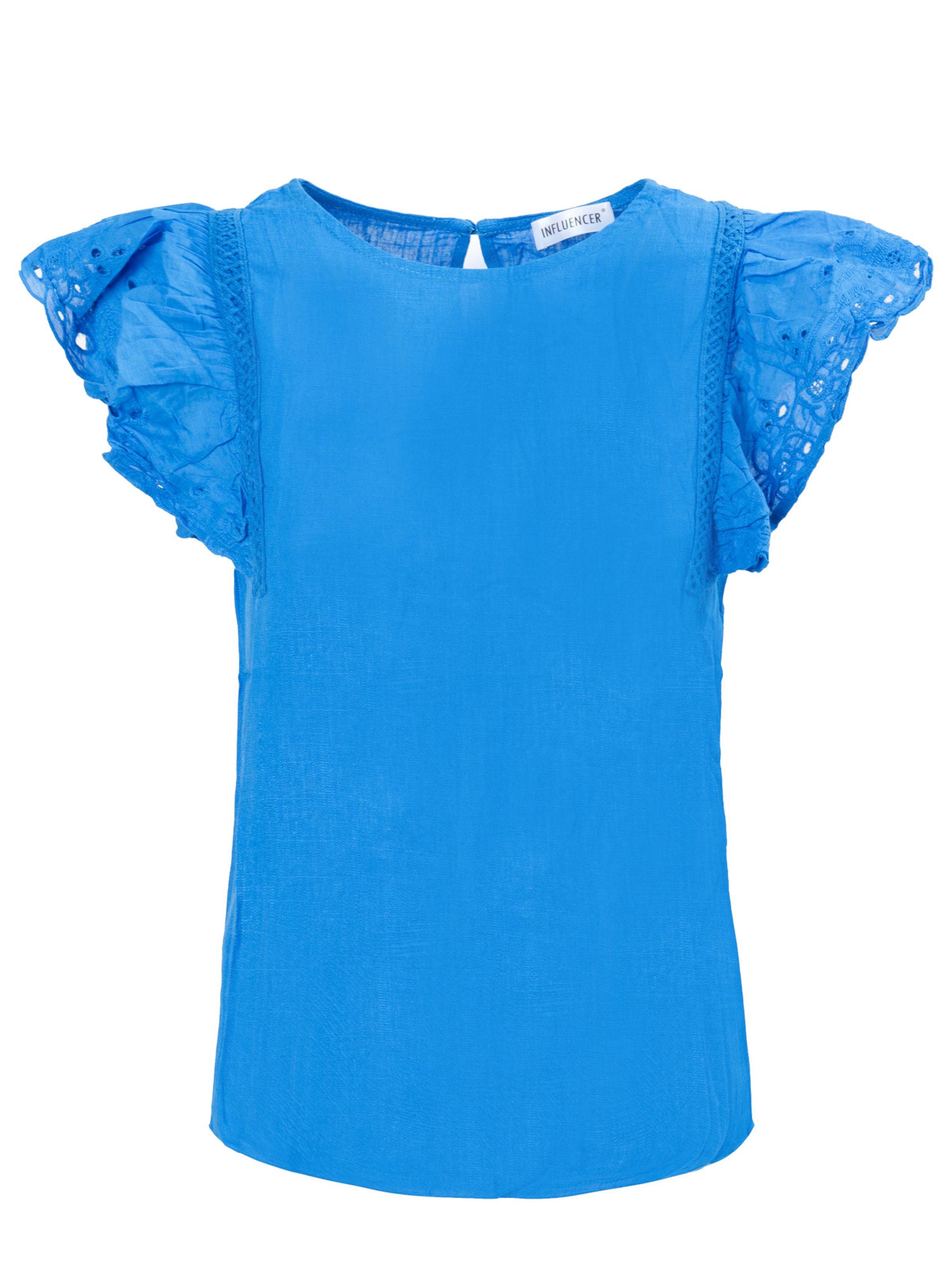 Influencer Blouse in Blue: front
