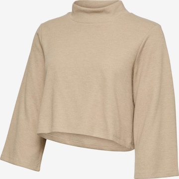 MAMALICIOUS - Camiseta en beige: frente