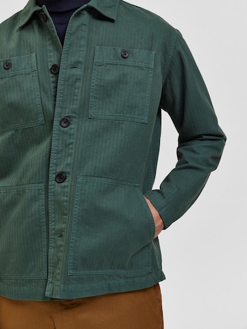 SELECTED HOMME Regular fit Overhemd 'TONY' in Groen