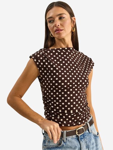 Bianco Lucci - Blusa em castanho