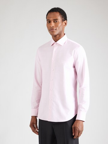 Coupe slim Chemise Michael Kors en rose : devant