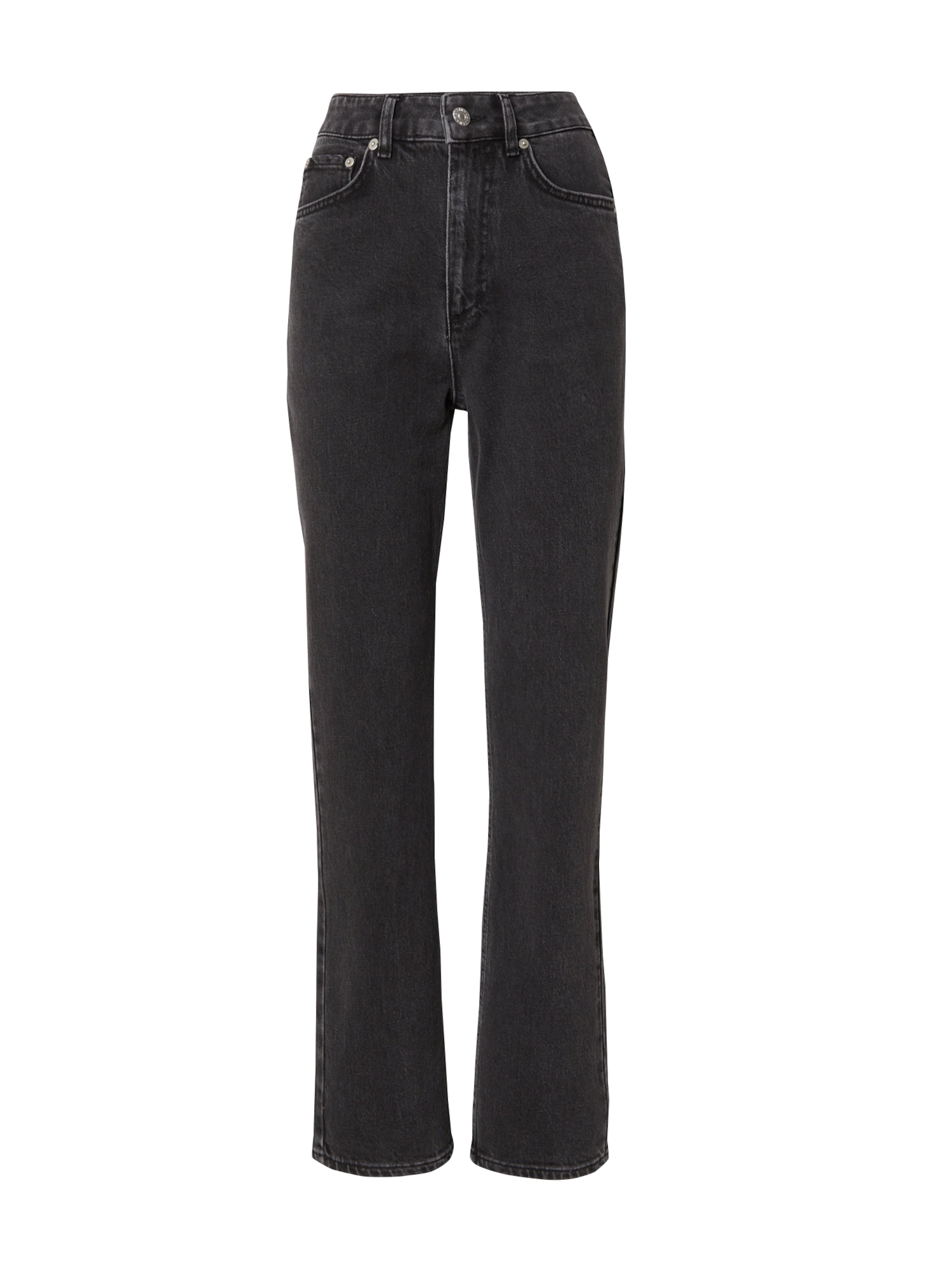 EDITED Regular Jeans 'Xana' i svart: framsida
