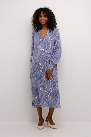 Kaffe Blousejurk 'Agenette' in Blauw: voorkant