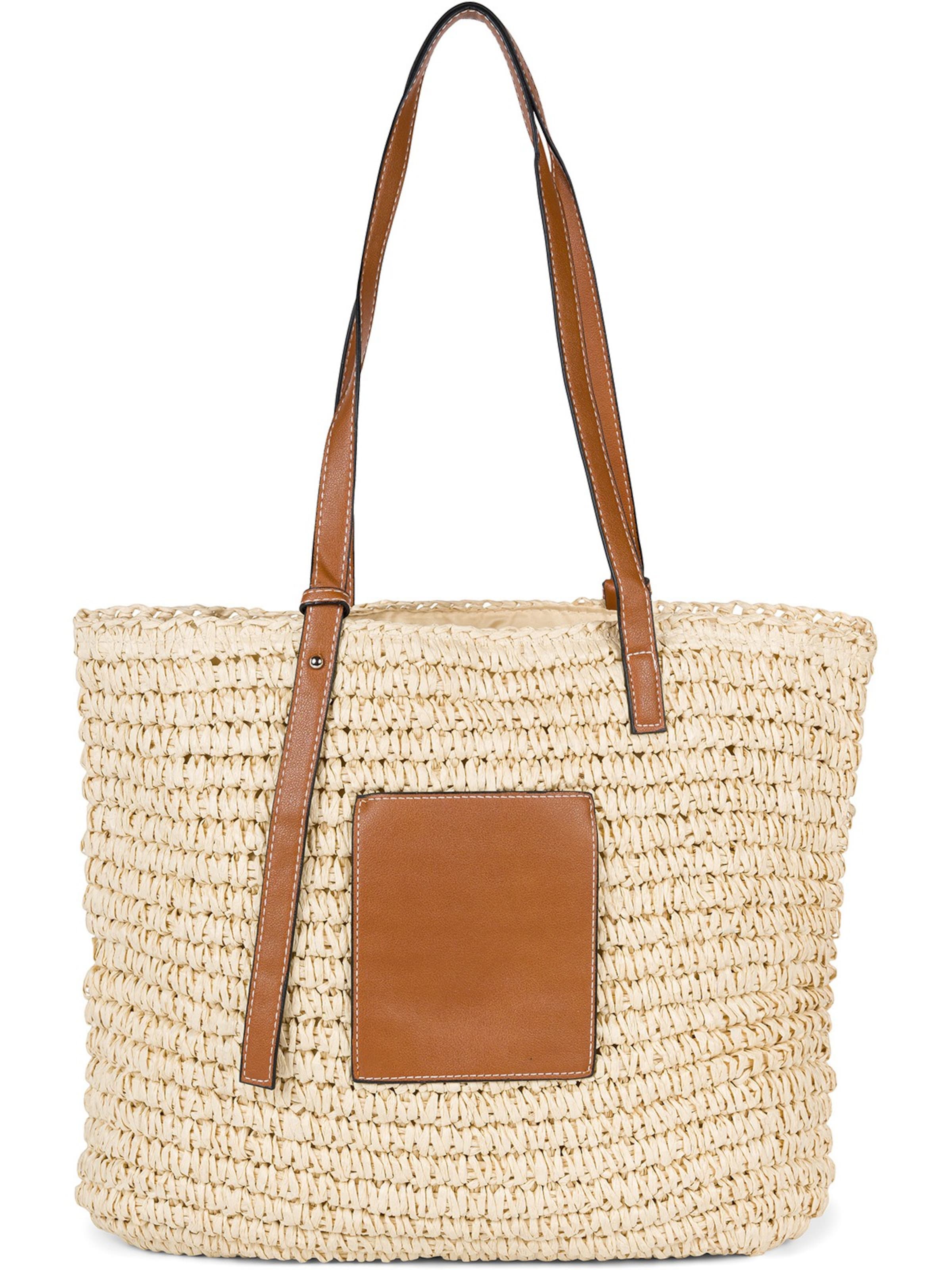 styleBREAKER Shopper‌‌‌ in Beige: Vorderseite