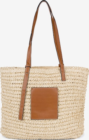 styleBREAKER Shopper in Beige: Vorderseite
