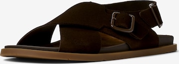 Sandales 'Lluc' CAMPER en marron : devant