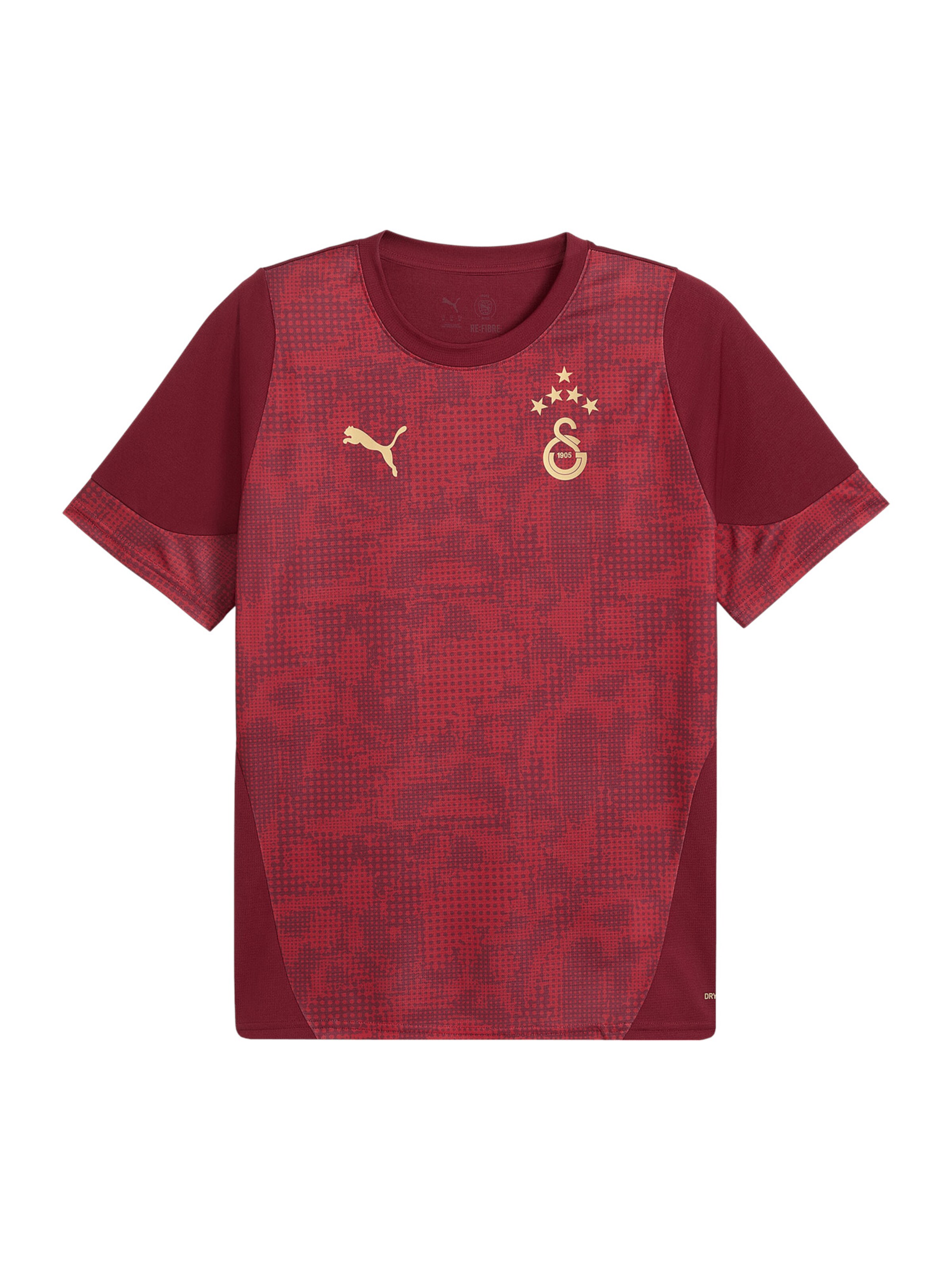 PUMA Funkcionalna majica | rdeča barva: sprednja stran