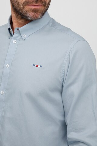 FQ1924 Regular fit Overhemd 'Halvar' in Blauw