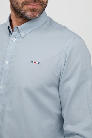 FQ1924 Regular fit Overhemd 'Halvar' in Blauw