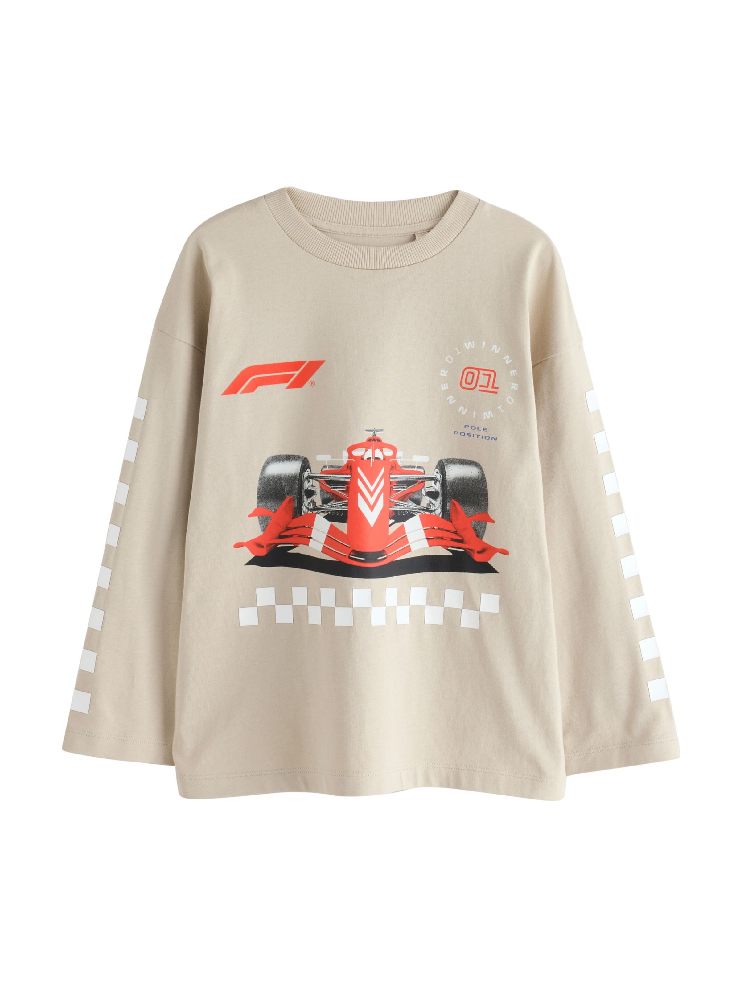 Next Majica 'F1' | bež barva: sprednja stran