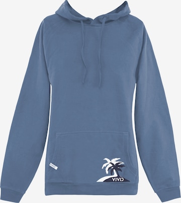 Felpa di VIVID in blu: frontale