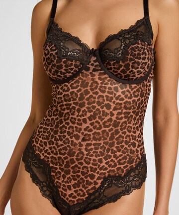 Hunkemöller Body 'Gabrielle' in Braun