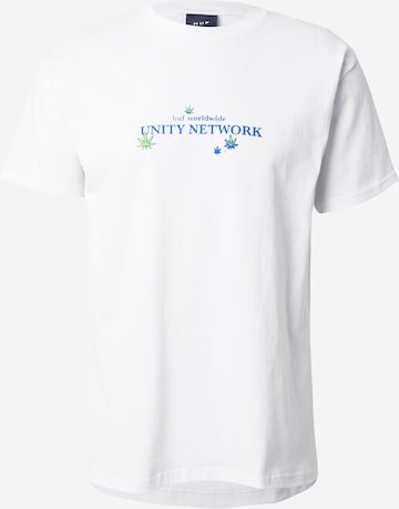 HUF Paita 'Unity Network' värissä valkoinen: etupuoli