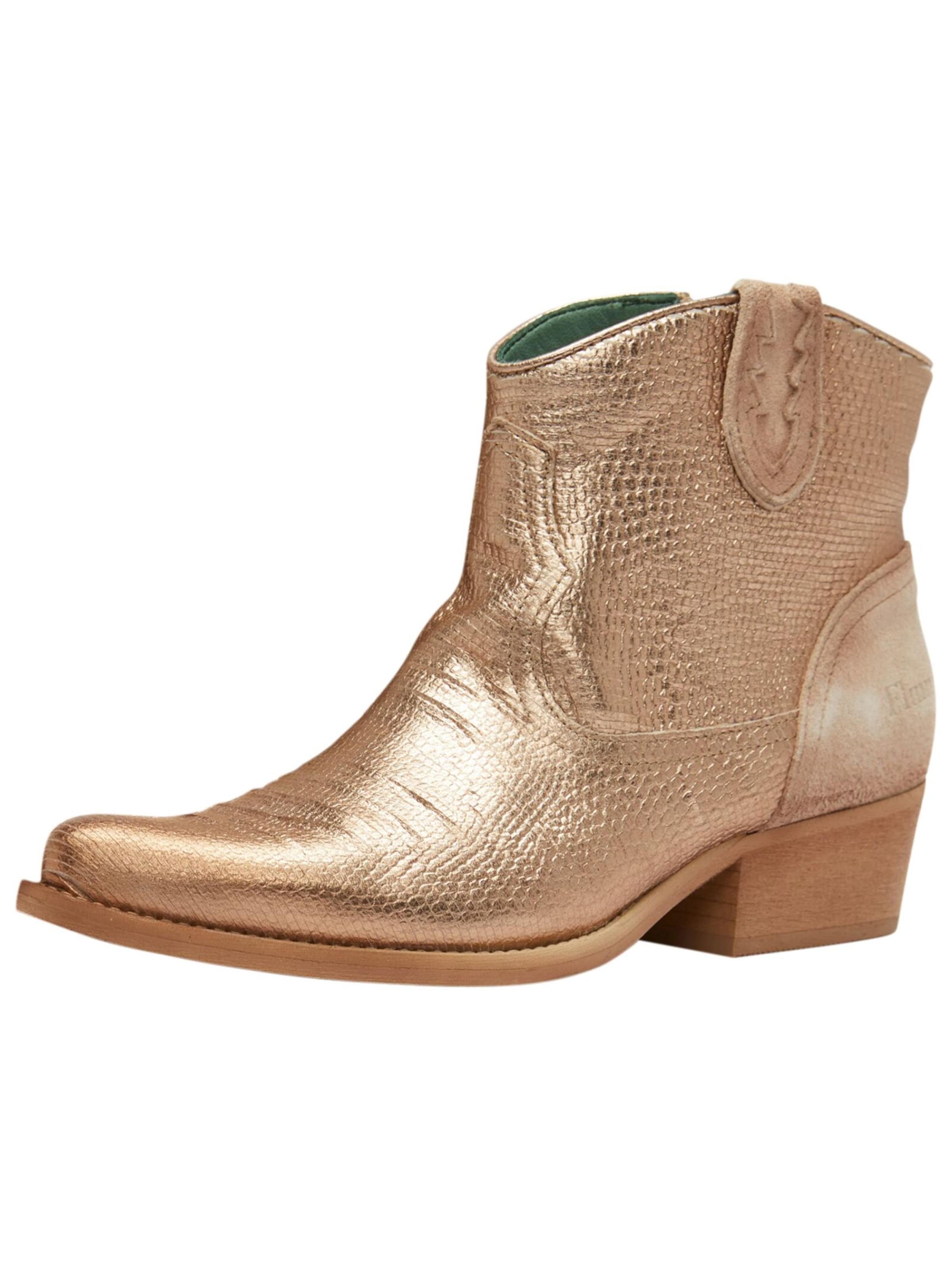 Stivale da cowboy di FELMINI in oro: frontale