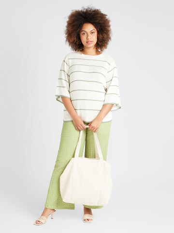 Pullover 'CARGEENA' di ONLY Carmakoma in bianco