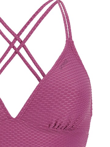 PROTEST Triangel Bikinitop 'MIXRelaxo' in Pink