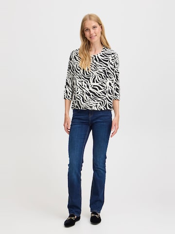 Fransa - Camiseta ' FLORA TEE' en negro
