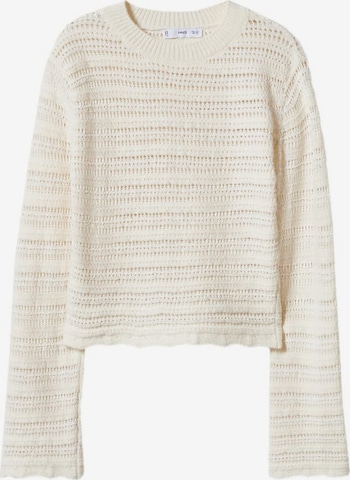 MANGO Pullover 'Emine' in Beige: predná strana