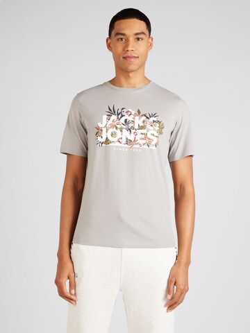 pilka JACK & JONES Marškinėliai 'CHILL': priekis