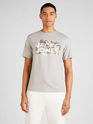 JACK & JONES T-Shirt 'CHILL' in Grau: Vorderseite