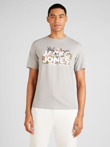 T-Shirt 'CHILL' JACK & JONES en gris : devant