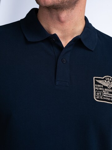 Petrol Industries Poloshirt in Blau