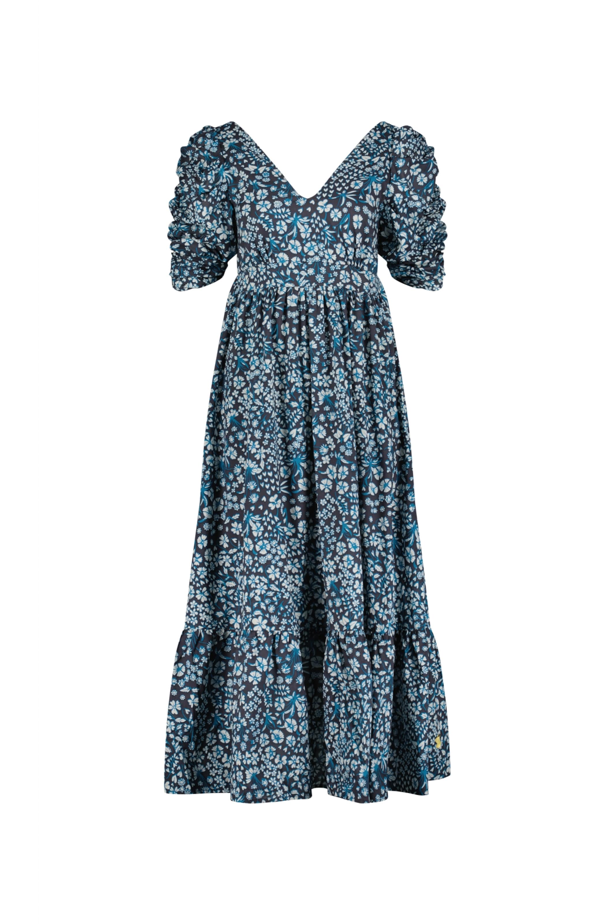 Fabienne Chapot Jurk in Blauw: voorkant