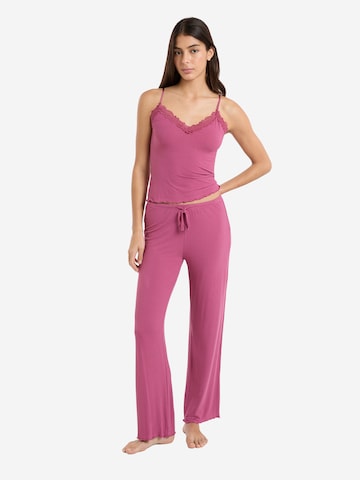 ETAM Pyjama 'Nettie' in Roze: voorkant