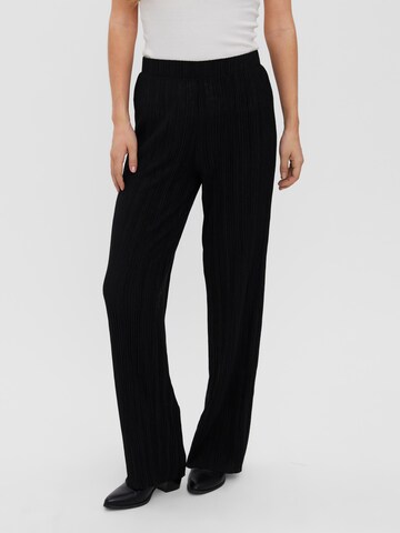 VERO MODA - regular Pantalón 'CARI' en negro: frente