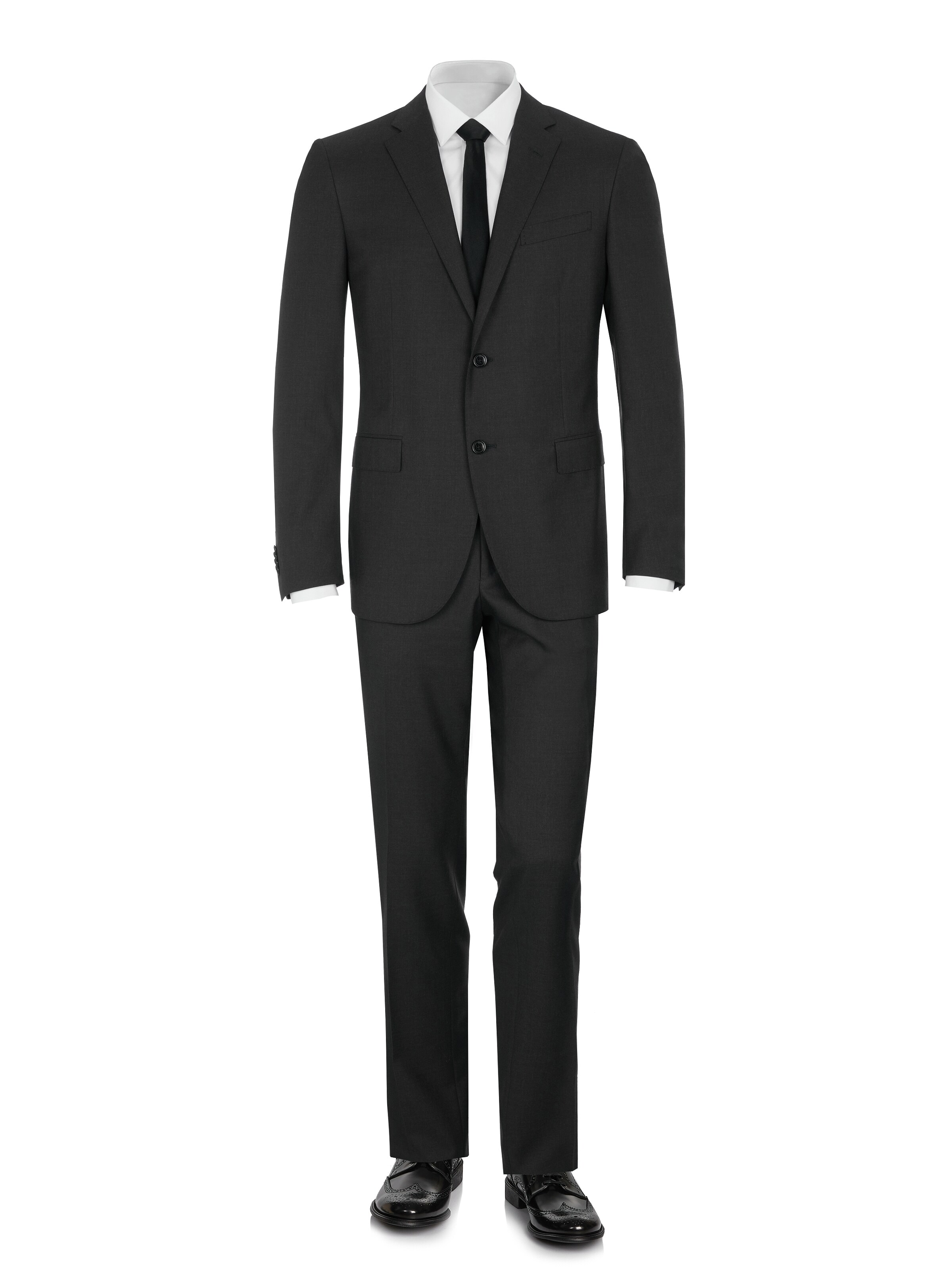 Corneliani Regular Anzug‌‌ in Schwarz