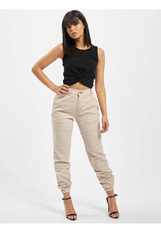 Effilé Pantalon 'Xana' DEF en beige