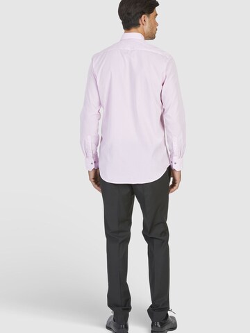 HECHTER PARIS Regular fit Business shirt in Pink
