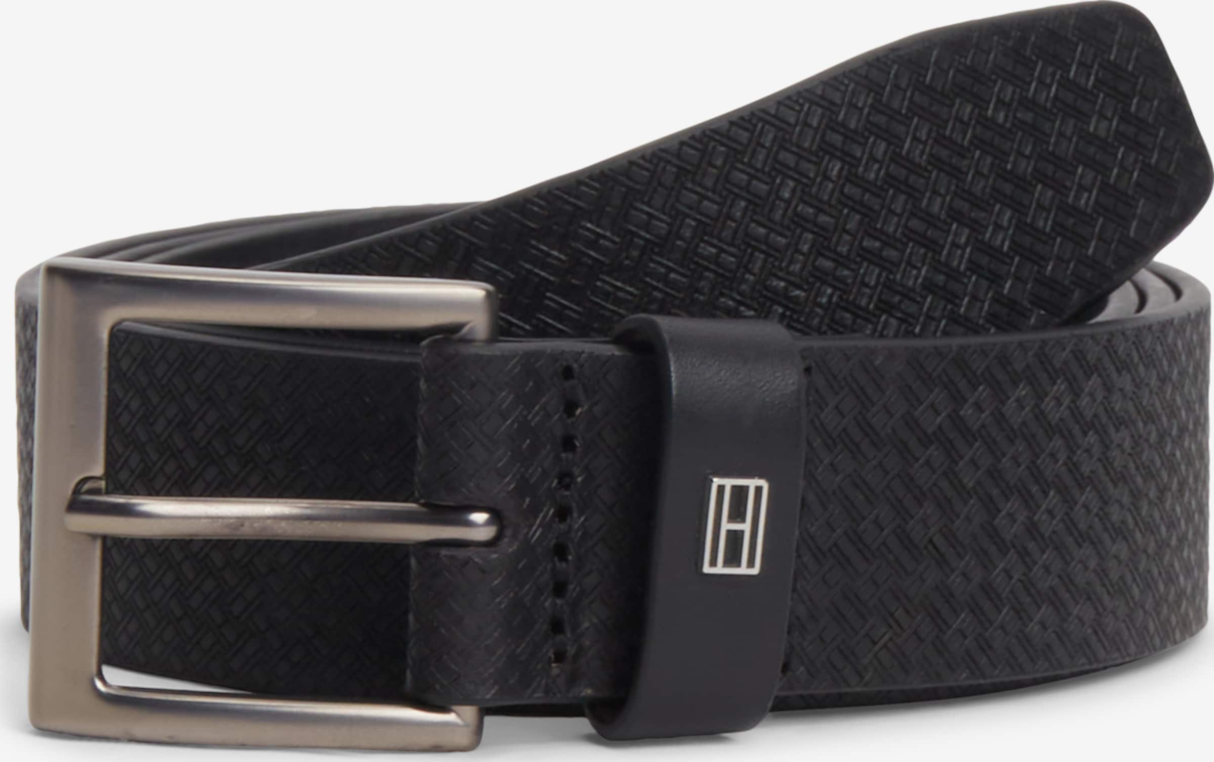 TOMMY HILFIGER Curea 'Flag Plaque Embossed'